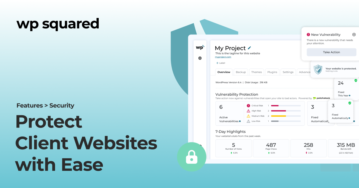 Secure WordPress Websites with Ease | WP Squared All-In-One