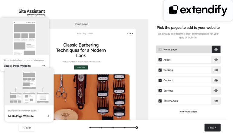 Website Tools - AI website creation