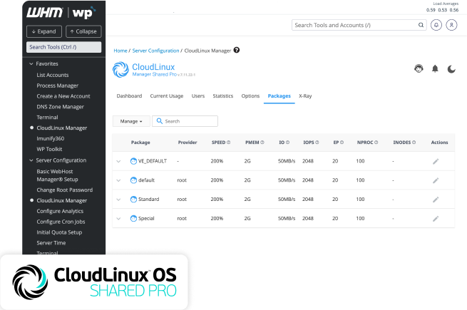 Server Management Account Resource Limit