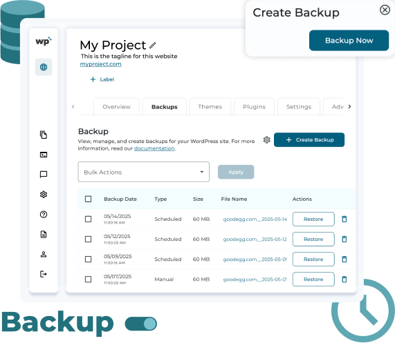 Website Tools Automated Flexible Backups