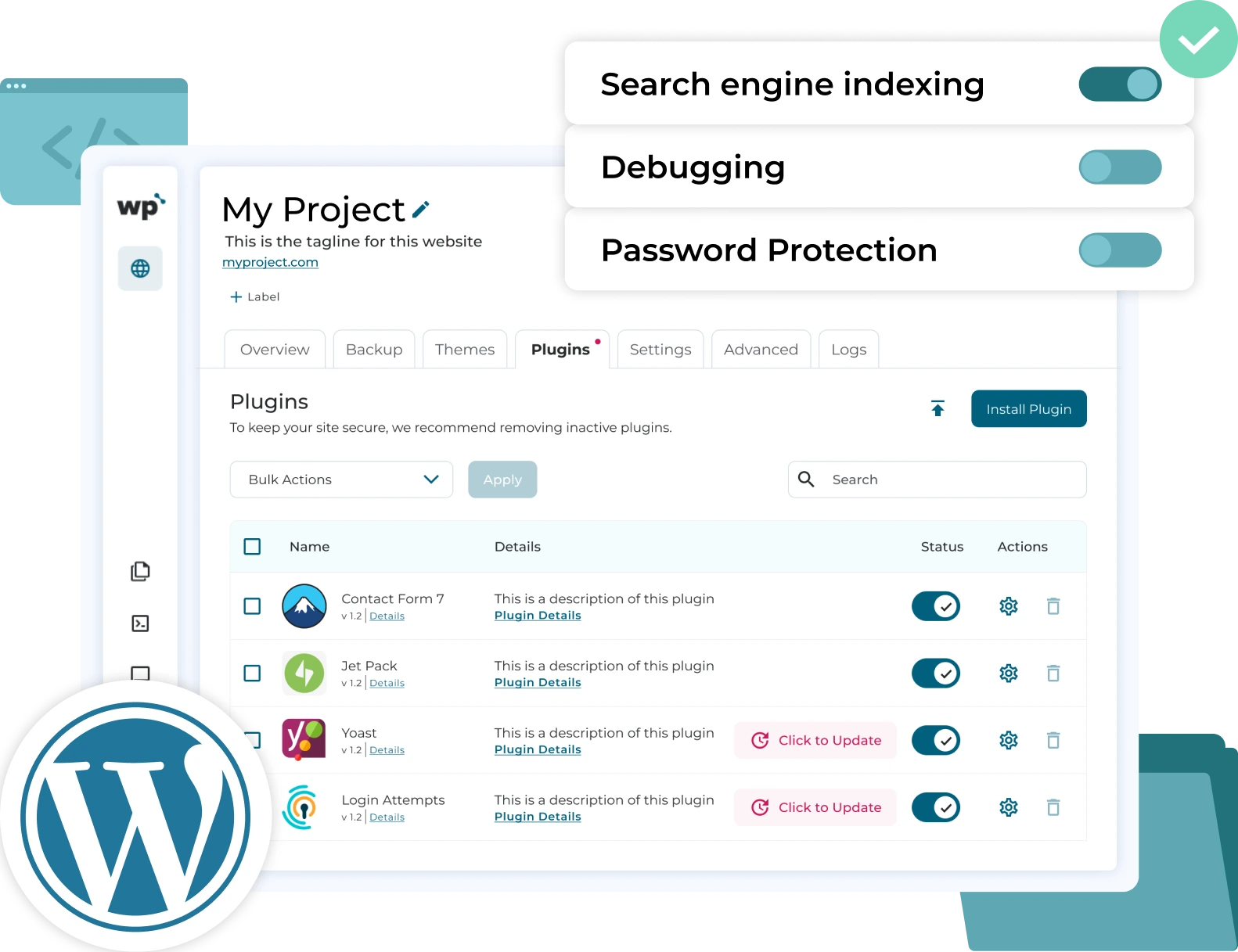 Header Managed WP